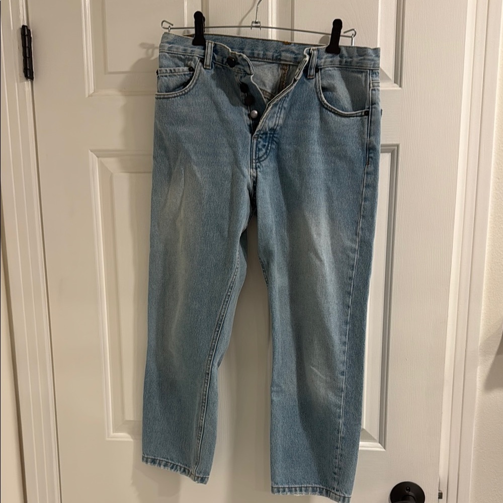 ASOS Women's Boyfriend Jeans in Light Blue